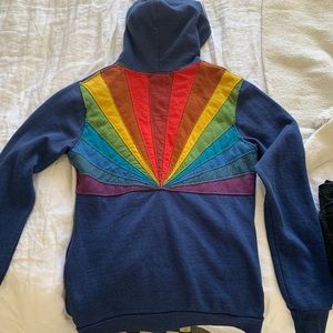 Aviator Nation Sunburst 2 Zip Hoodie